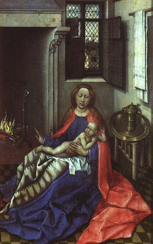 Madonna by the Fireside, Robert Campin